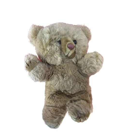 Teddy Bear Plush Stuffed Animal Soft Toy Vintage - Picture 1 of 7